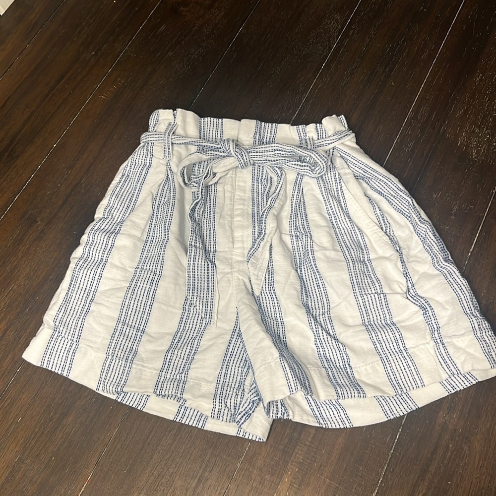 H&M Cotton Paper Bag Shorts